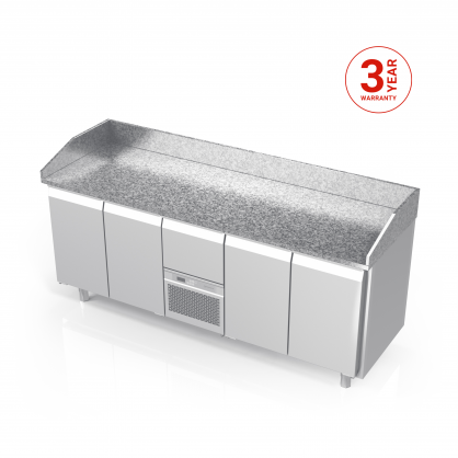 4½ Section Cooling Counter With Granite Table Top